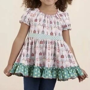Matilda Jane Girls Peasant Top Size 4